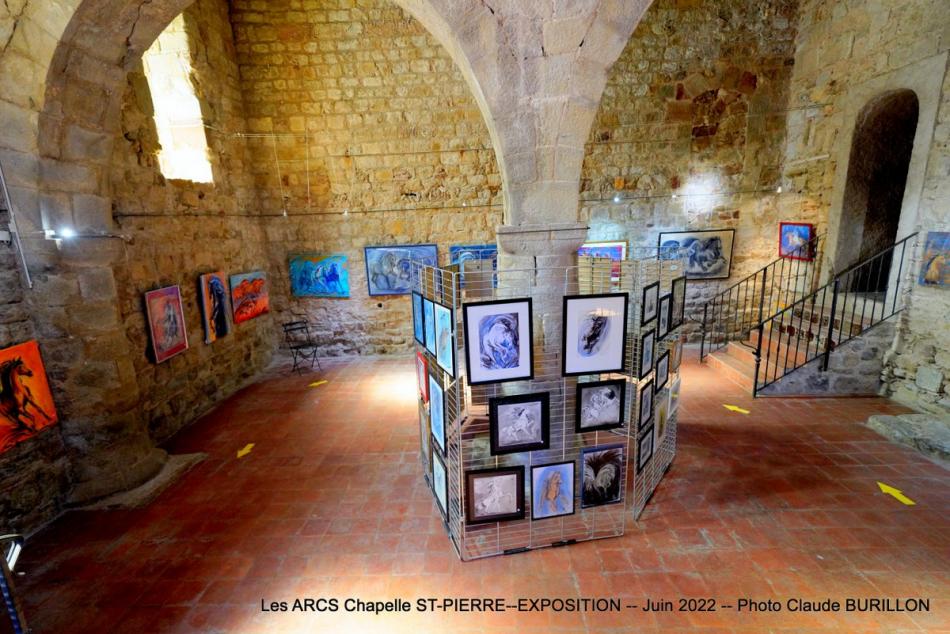 Photographe Claude Burillon : LES ARCS Chapelle ST-PIERRE -- FAURE - PERRIER -- Juin 2022