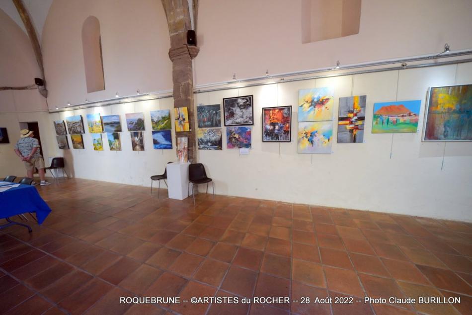 Photographe Claude Burillon : ROQUEBRUNE -- Les ARTISTES du ROCHER -- Aout 2022