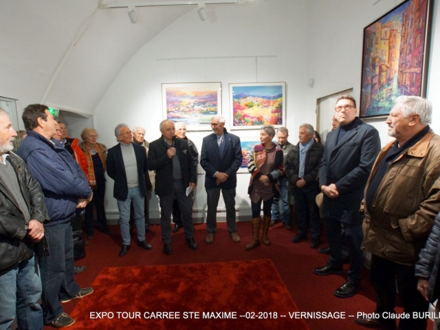 Photographe Claude Burillon : EXPOSITION SAK - MONCHO - TOUR CARREE STE MAXIME 02-2018