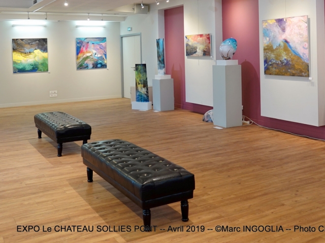 Photographe Claude Burillon : EXPO LE CHATEAU SOLLIES PONT AVRIL 2019