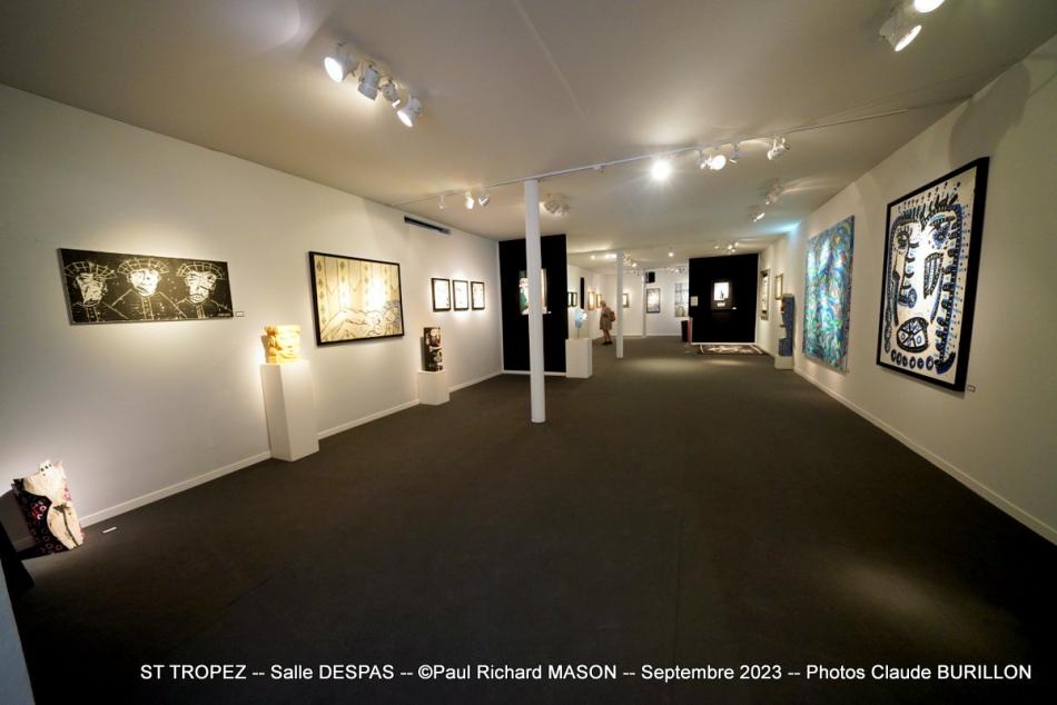 Photographe Claude Burillon : ST TROPEZ -- Salle DESPAS -- Paul Richard MASON -- Septembre 2023