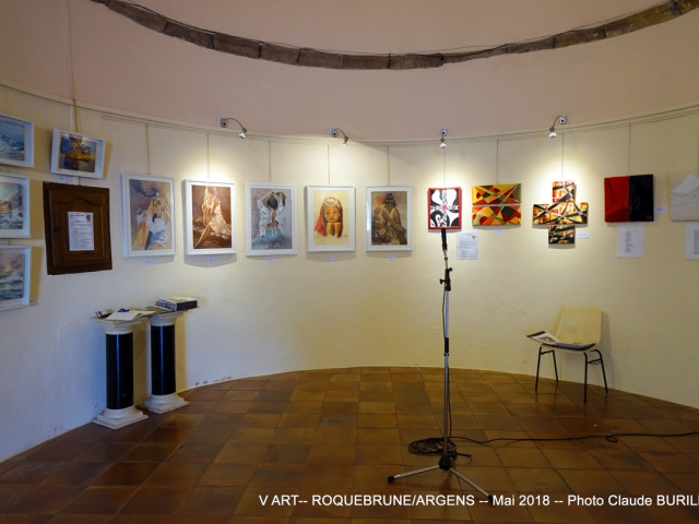 Photographe Claude Burillon : EXPOSITION V'ART ROQUEBRUNE/ARGENS MAI 2018