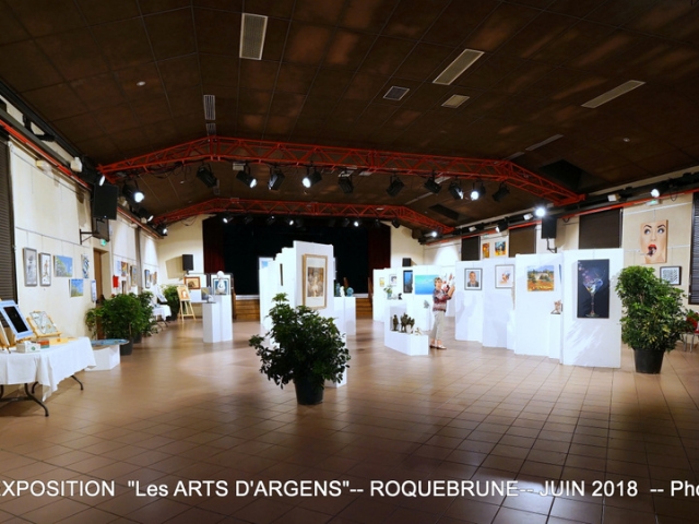 Photographe Claude Burillon : EXPOSITION des ATELIERS Les Arts d'Argens Roquebrune juin 12018
