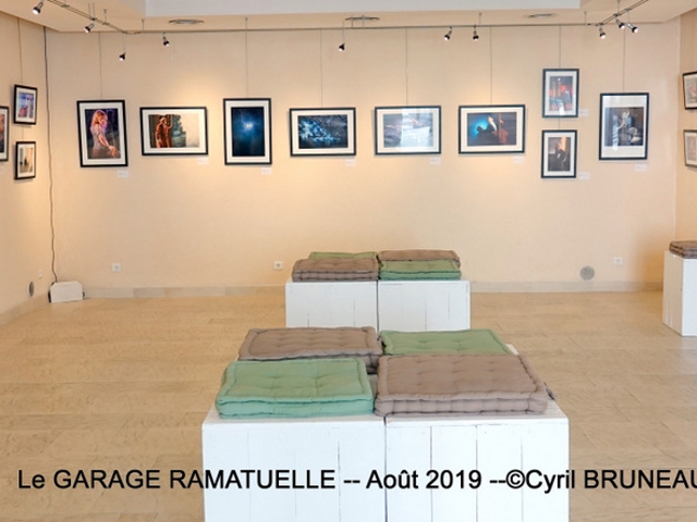 Photographe Claude Burillon : EXPO Cyril BRUNEAU Le GARAGE RAMATUELLE Août 2019