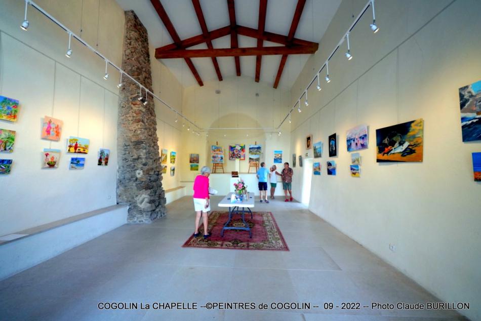 Photographe Claude Burillon : COGOLIN LA CHAPELLE -- PEINTRES de COGOLIN -- 09-2022