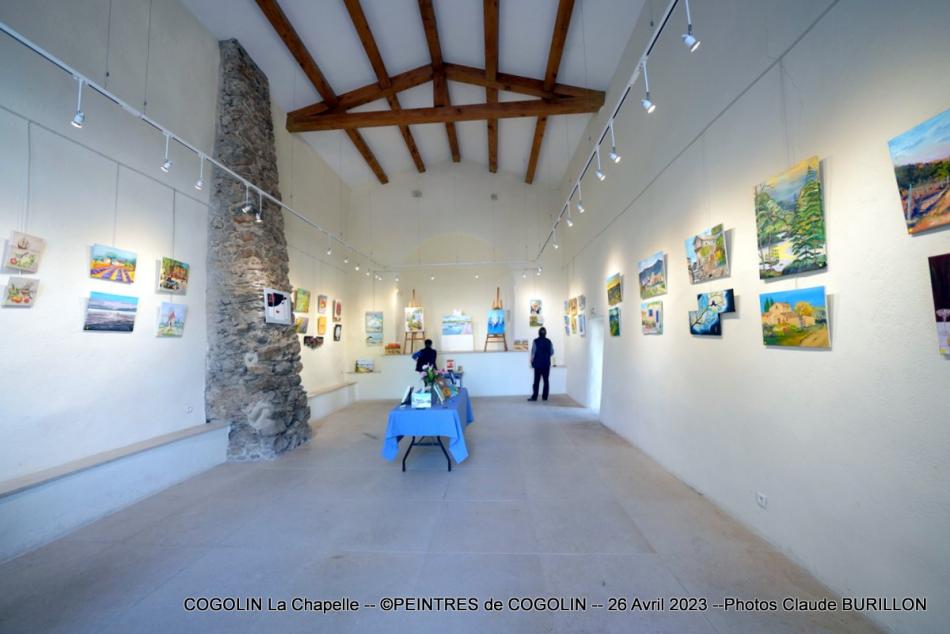Photographe Claude Burillon : COGOLIN La Chapelle -- PEINTRES de COGOLIN -- Avril 2023