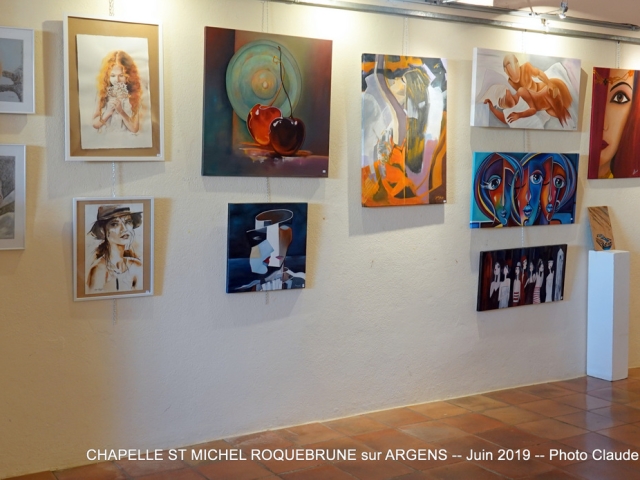 Photographe Claude Burillon : EXPO CHAPELLE ST MICHEL ROQUEBRUNE sur ARGENS Juin 2019