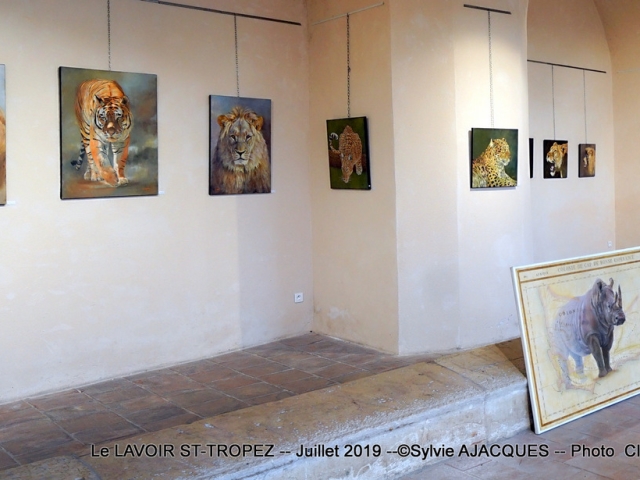 EXPO Sylvie AJACQUES LE LAVOIR ST TROPEZ JUILLET 2019 : EXPO Sylvie  AJACQUES LE LAVOIR ST TROPEZ JUILLET 2019