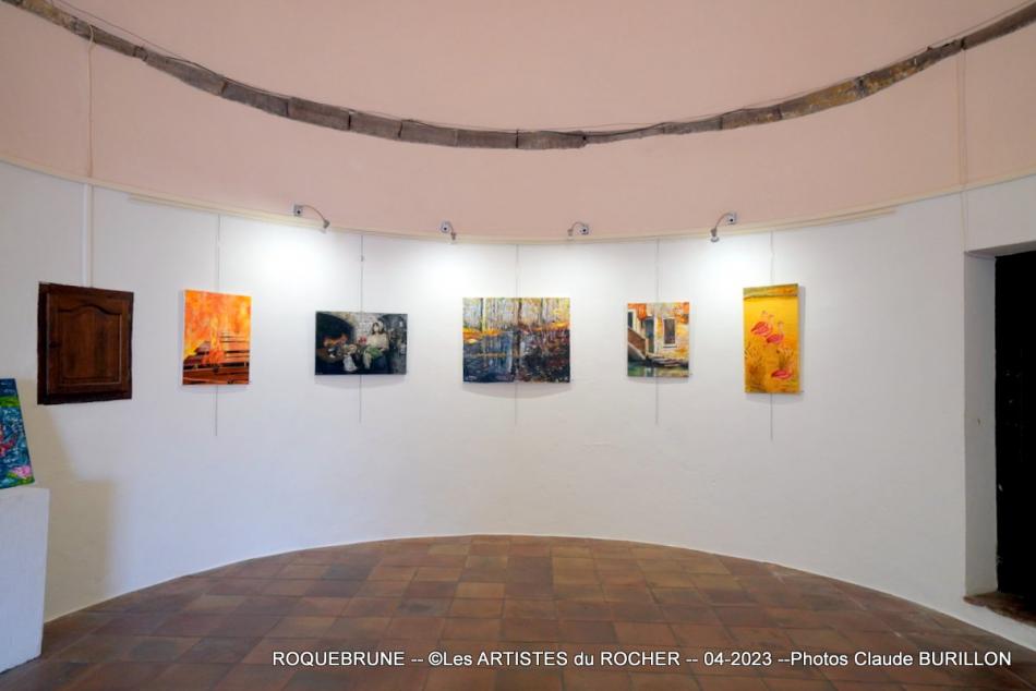 Photographe Claude Burillon : ROQUEBRUNE -- Les ARTISTES du ROCHER -- Avril 2023