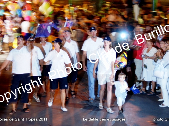Photographe Claude Burillon : LES VOILES DE SAINT TROPEZ 2011  DEFILE DES EQUIPAGES
