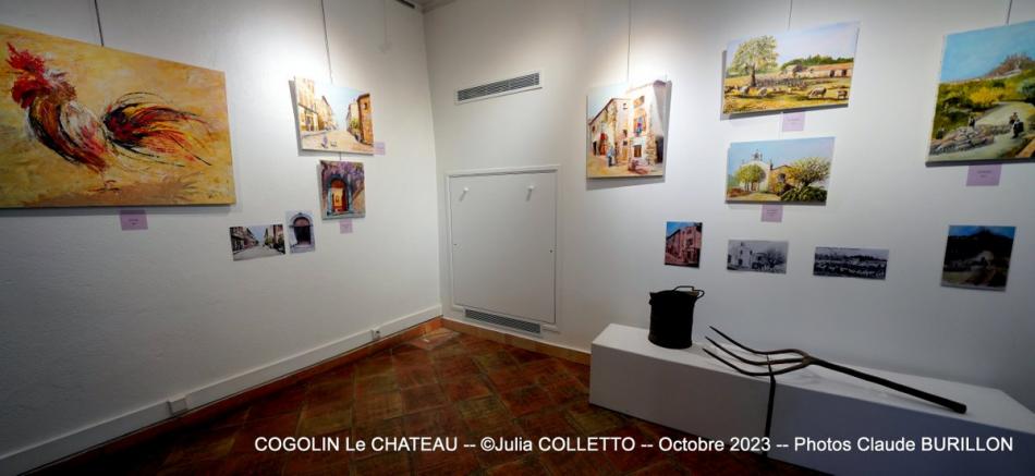 Photographe Claude Burillon : COGOLIN Le CHATEAU -- Julia COLLETTO -- Octobre 2023