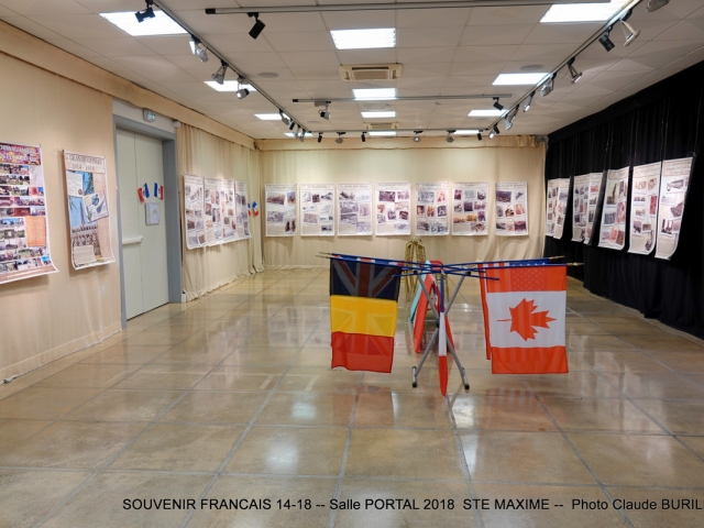 Photographe Claude Burillon : EXPO SALLE PORTAL STE MAXIME -- LE SOUVENIR FRANCAIS 14-18