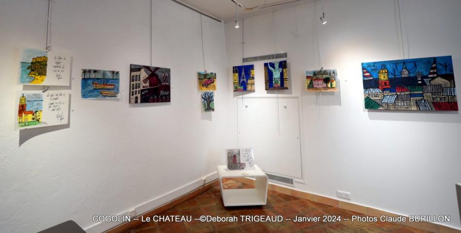 Photographe Claude Burillon : COGOLIN Le CHATEAU -- Deborah TRIGEAUD -- Janvier 2024