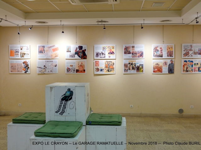Photographe Claude Burillon : EXPO LE CRAYON Le GARAGE RAMATUELLE Novembre 2018