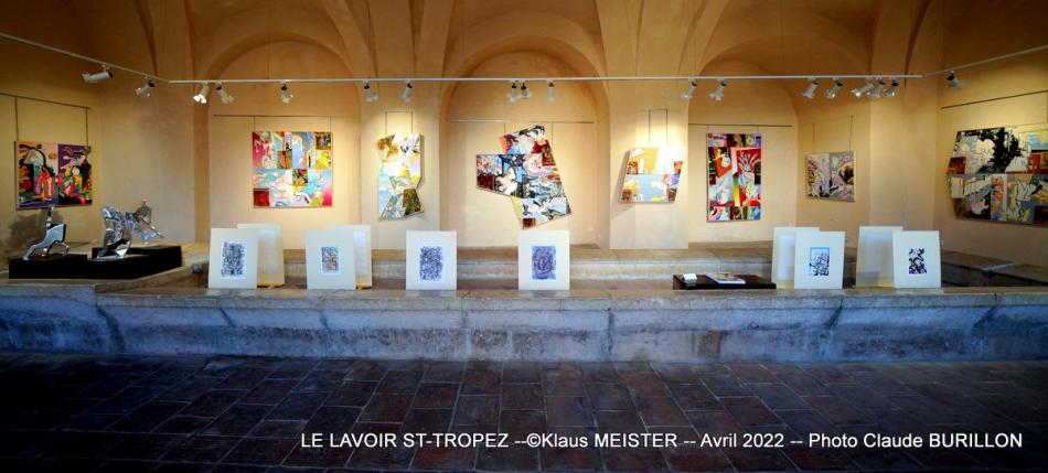 Photographe Claude Burillon : Le LAVOIR ST TROPEZ - Klaus MEISTER -- Avril 2022