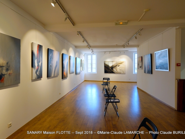 Photographe Claude Burillon : EXPOSITION SANARY - Marie-Claude LAMARCHE 09-2018