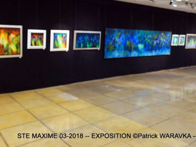 Photographe Claude Burillon : EXPOSITION Patrick WARAVKA -- STE MAXIME 03-2018